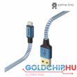 Hama Reflective Charging/Data Lightning cable 1,5m Blue