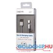 Logilink CU0119 USB Sync  and  Charging cable USB-C with magnetic adapter 1m Silver