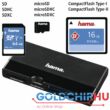 Hama USB 3.0 UHS II Multi-Card Reader SD/microSD/CF Black