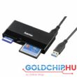 Hama USB 3.0 UHS II Multi-Card Reader SD/microSD/CF Black