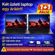 Üzleti laptop csomag – 10. GEN Core i3-10110U kategória (1+1) | 4GB RAM / 128GB SSD | Lenovo Thinkpad L13
