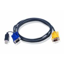 ATEN USB KVM Cable with 3 in 1 SPHD and built-in PS/2 to USB converter 1,8m