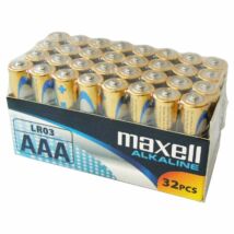 Maxell alkáli ceruza elem (AAA) 32db/csomag