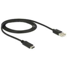 DeLock USB Type-C 2.0 - USB2.0 A Black 1m