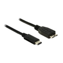 DeLock USB (USB 3.1, Gen 2) USB Type-C dugó > USB Micro-B típusú dugó 1m Black