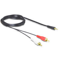 DeLock Cable Audio 3.5 mm stereo jack male > 2 x RCA male 1,5m