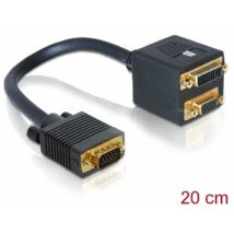 DeLock VGA male to VGA + DVI-I (Dual Link) female Adapter
