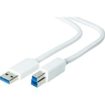 Value USB 3.0 összekötő kábel A/B 1,8m White