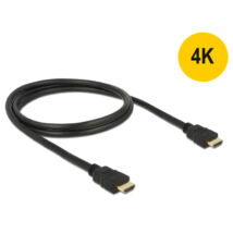 DeLock High Speed HDMI-kábel típusú Ethernet  and #8211; HDMI A dugós > HDMI A dugós 4K 1m