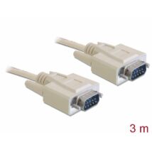 DeLock Serial RS-232 Sub-D9 male > RS-232 Sub-D9 male 3m cable