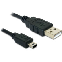 DeLock USB2.0-A > USB mini-B 5 pin 1m male/male kábel