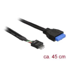 DeLock USB3.0 pin header female > USB2.0 pin header male 45cm kábel