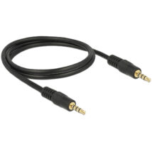 DeLock Cable Stereo Jack 3.5 mm 4 pin male > male 1m