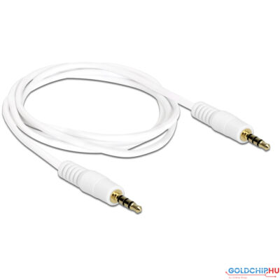 DeLock Cable Stereo Jack 3.5 mm 4 pin male > male 1m