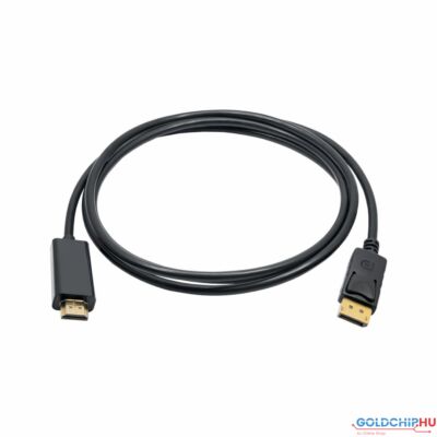 Akyga AK-AV-05 HDMI / DisplayPort 1,8m cable Black