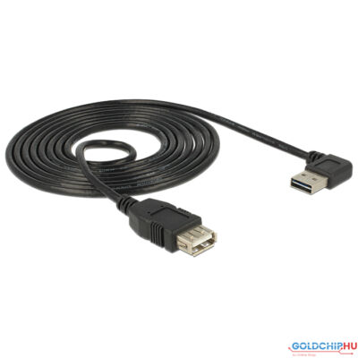 DeLock Extension cable EASY-USB 2.0 Type-A male angled left / right > USB 2.0 Type-A female 2m