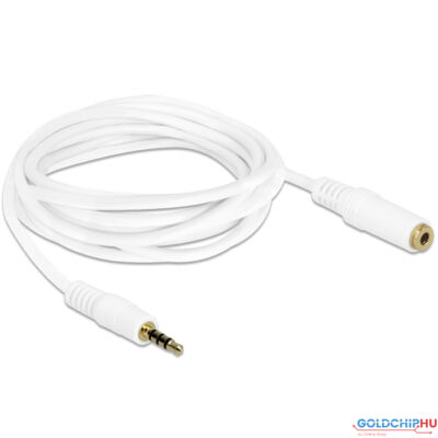 DeLock Extension Cable Audio Stereo Jack 3.5 mm male / female IPhone 4 pin 2m