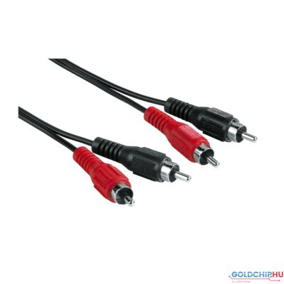Hama Audio Cable 2RCA plugs - 2RCA plugs 2,5m
