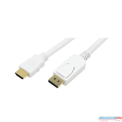 Logilink Displayport -> HDMI kábel 2m White