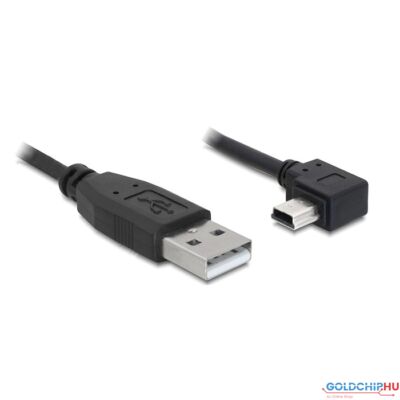 DeLock Cable USB 2.0-A male > USB mini-B 5pin male angled 5m