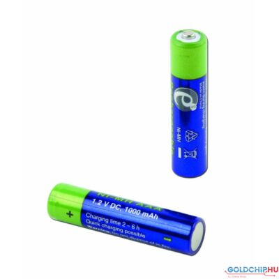 Gembird AAA 1000mAh Rechargeable battery (2-pack)