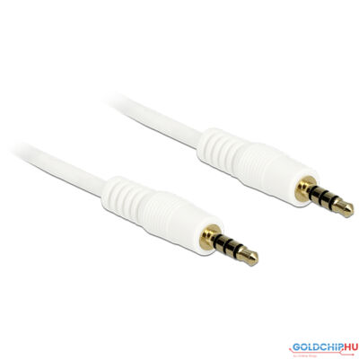 DeLock Cable Stereo Jack 3.5 mm 4 pin male > male 2m
