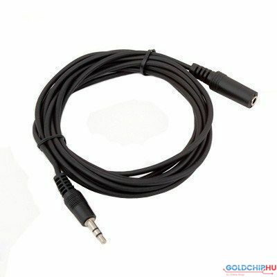 Gembird 3.5 mm stereo audio extension cable 3m Black