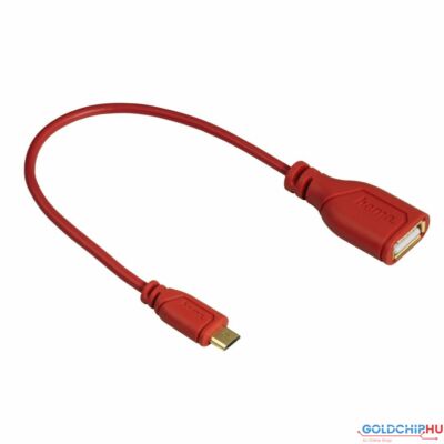 Hama MicroUSB OTG Adapter Red