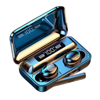 Goldchip F9-5 TWS vezeték nélküli Bluetooth fülhallgató - fekete /Sérült csomagolás/