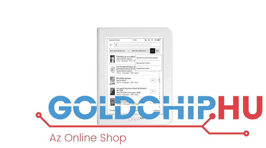 Bookeen Diva Hd White E Book